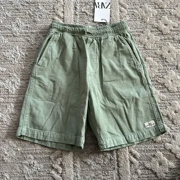 ZARA Kids | Sea Green | BERMUDA SHORTS WITH LABEL - Picture 6 of 6